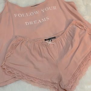 Wildfox intimates shorts set
